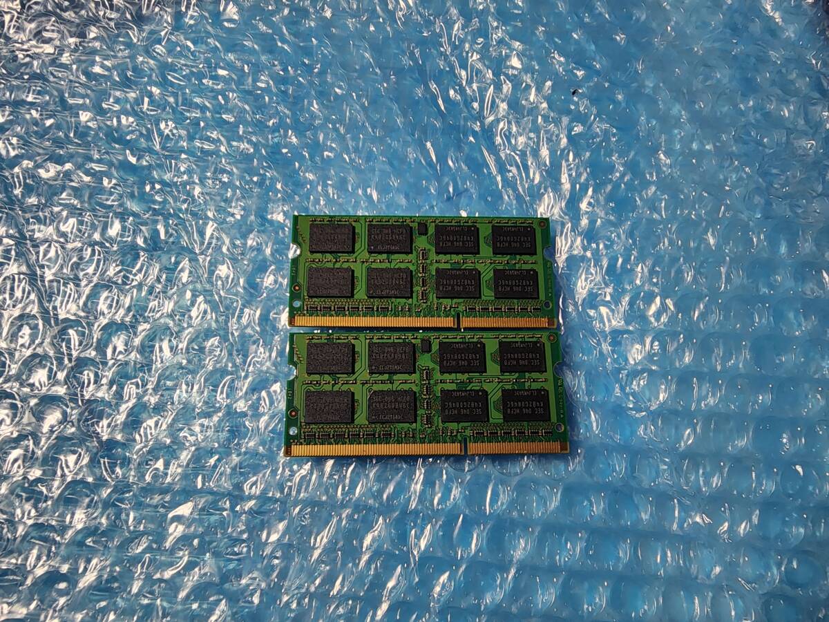 即決 SAMSUNG製 DDR3 4GB×2枚 合計8GB PC3-8500S SO-DIMM 送料120円～_画像2
