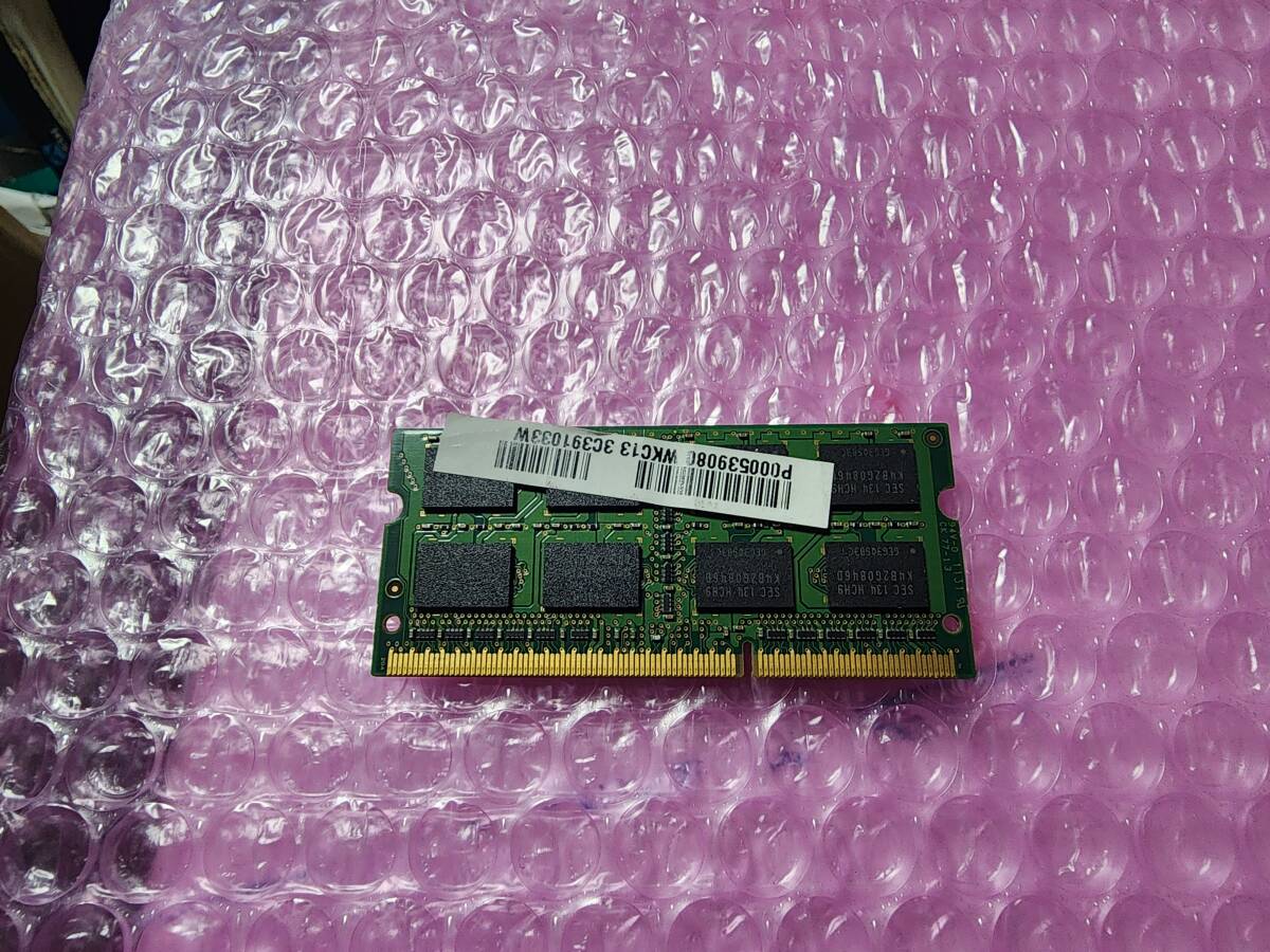 即決 SAMSUNG製 DDR3 4GB PC3-10600S SO-DIMM PC3-8500S互換 送料120円～の画像2