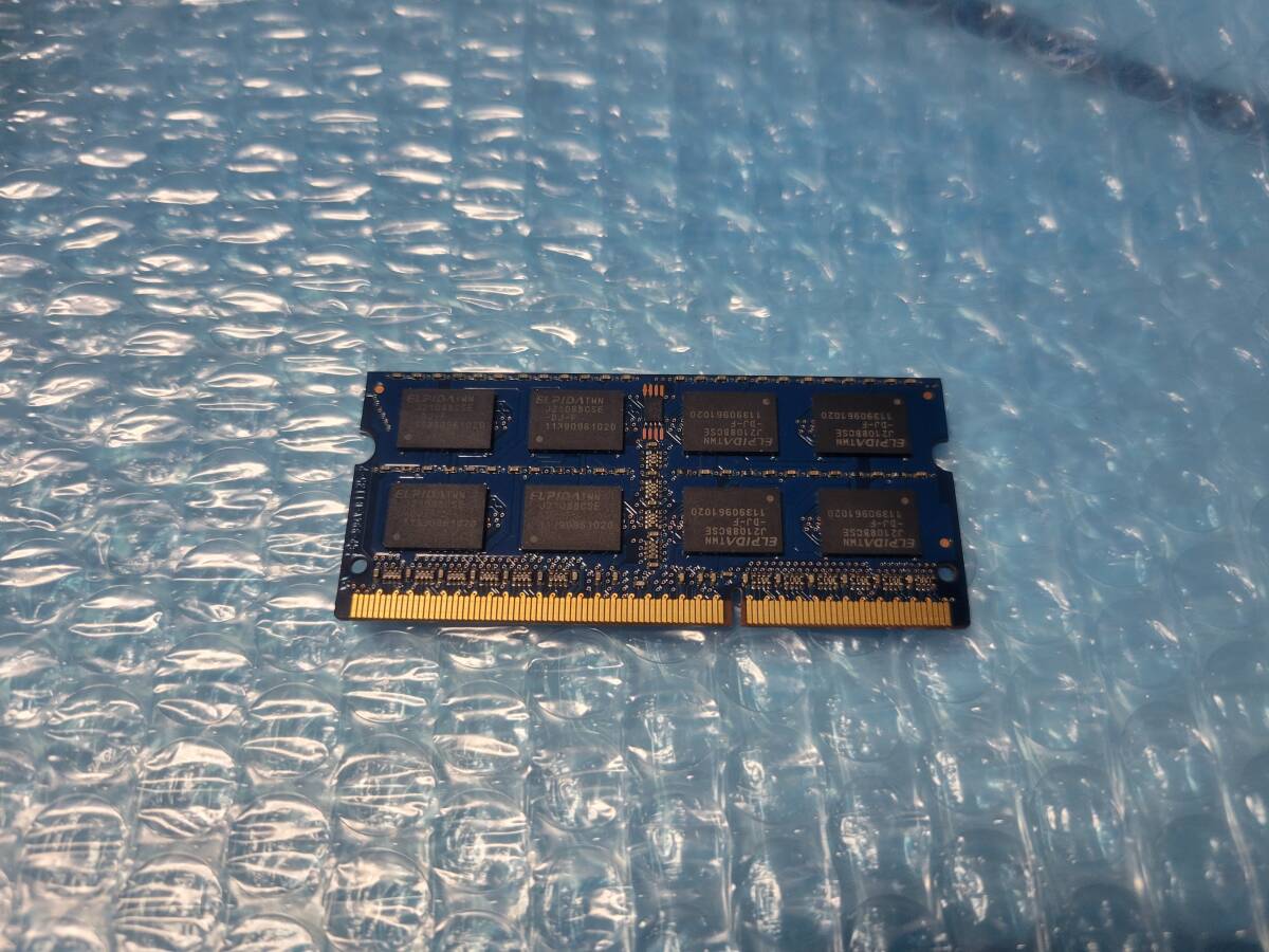即決 ELPIDA製 DDR3 4GB PC3-10600S SO-DIMM PC3-8500S互換 送料120円～_画像2