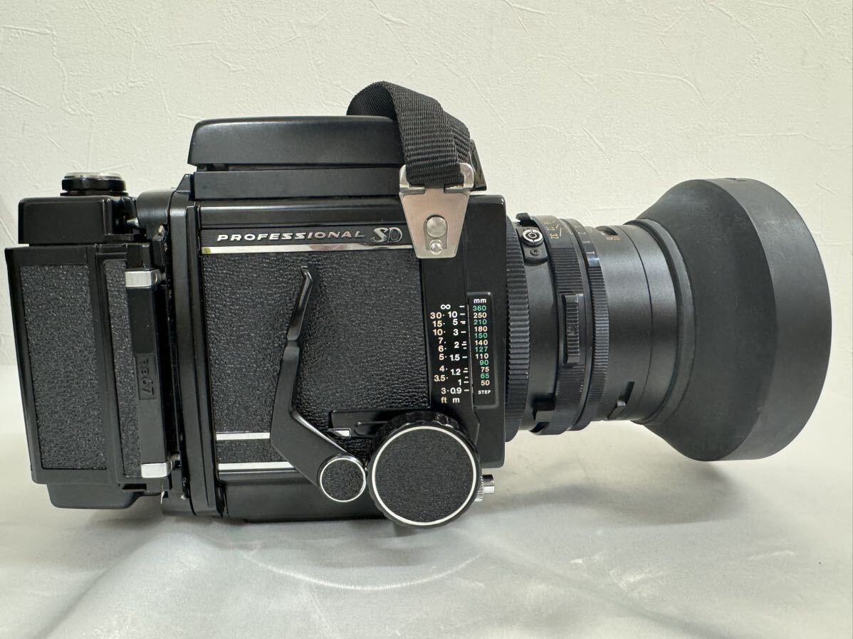 動作未確認 マミヤ Mamiya RB67 Pro SD 中判カメラ レンズセット 付属品 ボディリアキャップ レリーズケーブル 中間リングの画像6