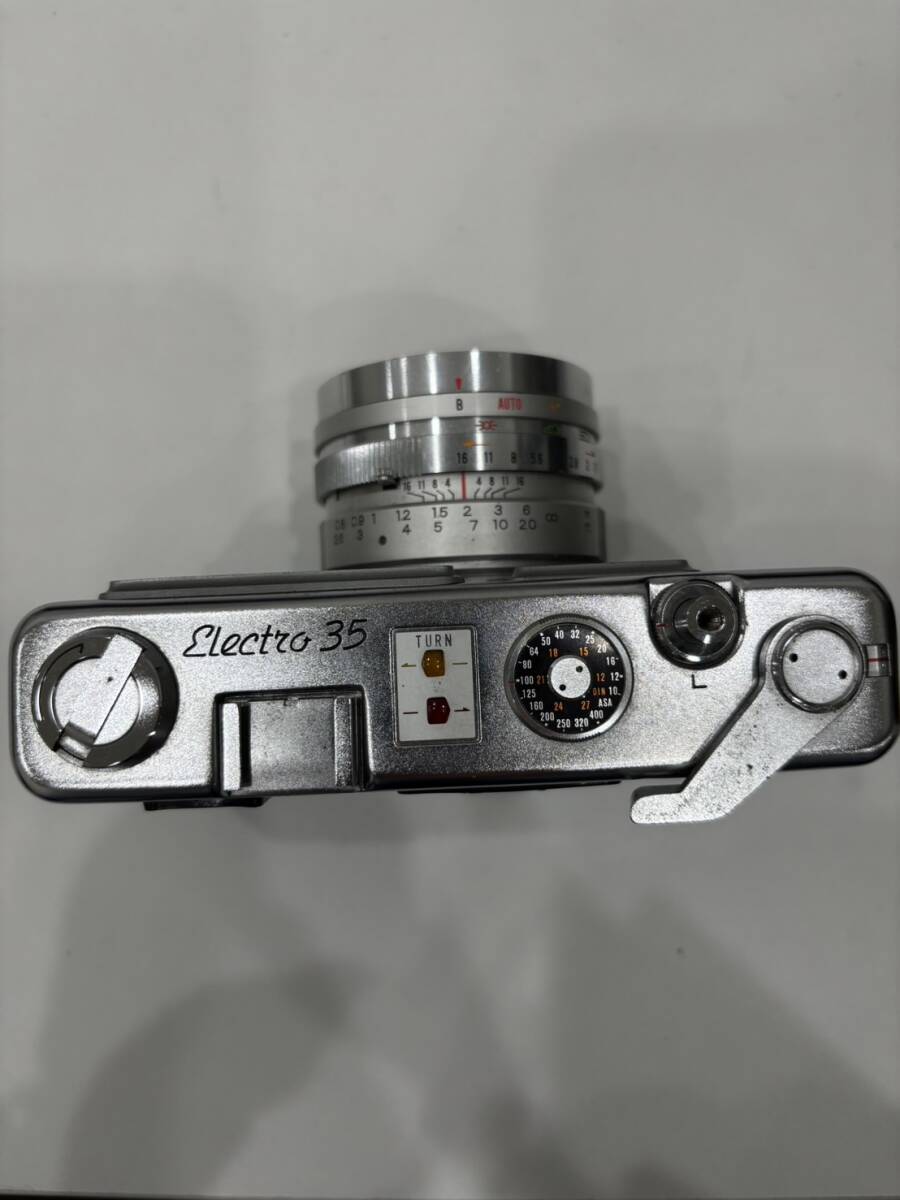 【K-28059】1円～ YASHICAヤシカ ELECTRO35 エレクトロ35 フィルムカメラ 当時物 ヴィンテージ 動作未確認の画像6