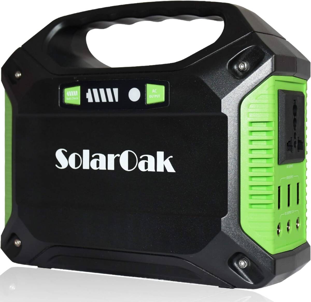 ポータブル電源 SolarOak PSE認証済 42000mAh/155Wh AC/DC/USB出力 アウトドア キャンプ 停電 防災グッズ 非常用電源の画像1