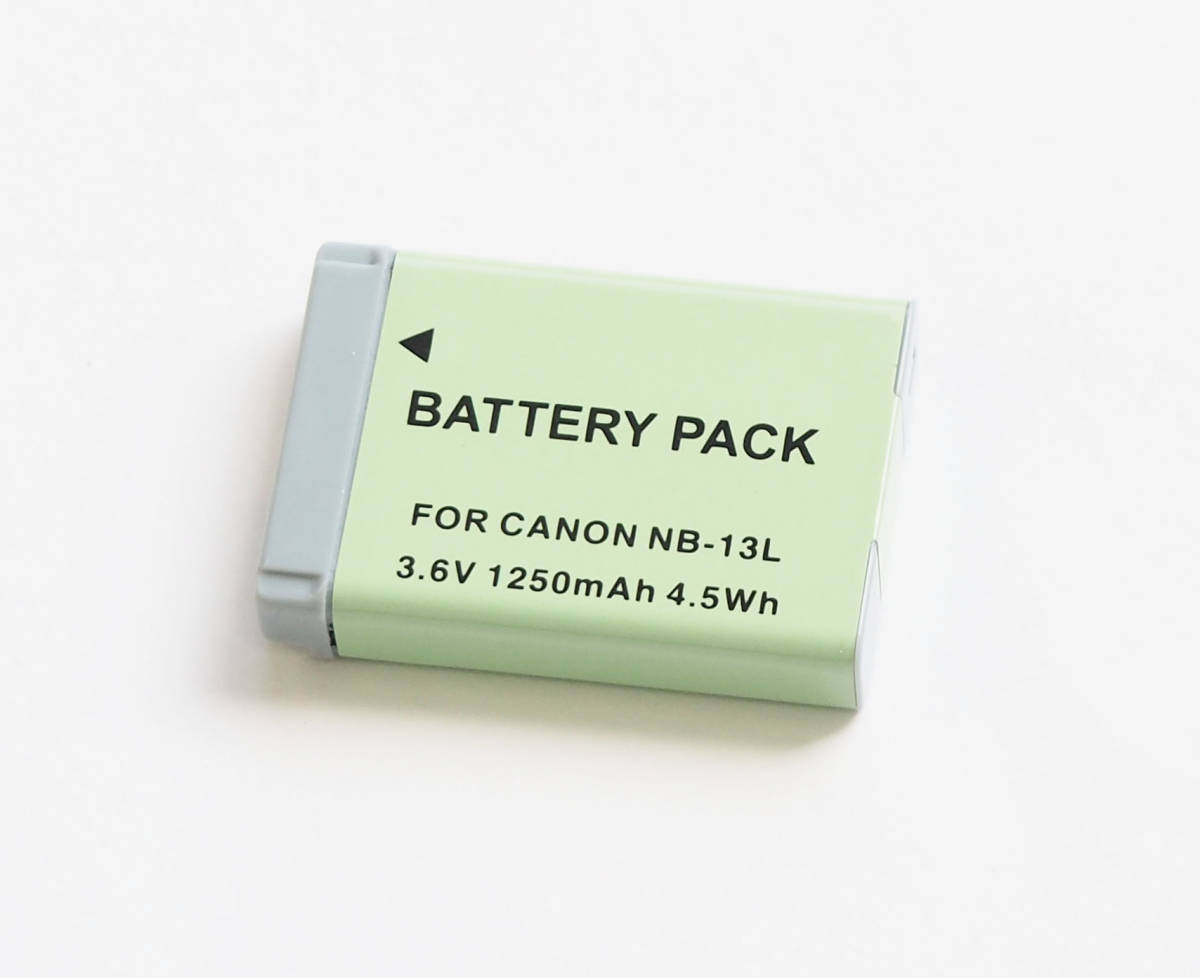 ■送料無料■NB-13L■キャノン/Canon■1250mAh■互換バッテリー 保護回路内蔵 バッテリー残量表示可 / リチウムイオン充電池_画像1