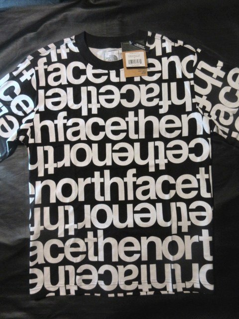 本物正規◆ノースフェイス◆Tシャツ ■マルチ ロゴ AOP BOX■黒■L■ゆったり新品■アメリカ限定 IA1 The North Face メンズ 半袖_画像2