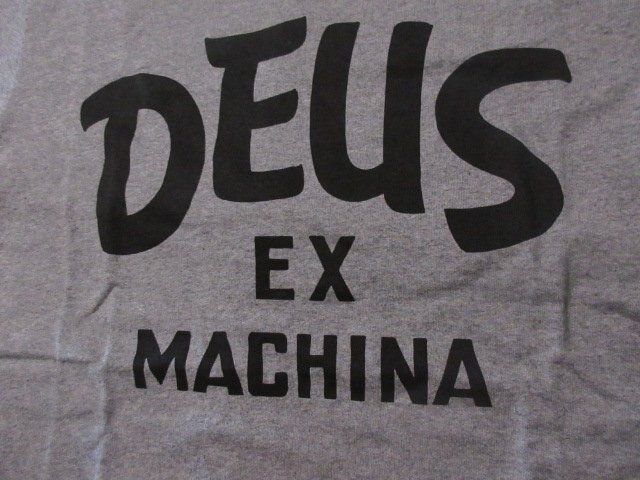 本物正規◆Deus ex Machina デウス◆Tシャツ CURVY■S■グレー ヘビーウェイトコットン 新品・アメリカ購入_画像3