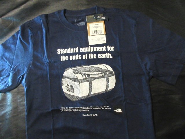 本物正規◆ノースフェイス◆Tシャツ BRAND PROUD■M■紺 新品■アメリカ限定/BASE CAMP DUFFLE 851 The North Face メンズ 半袖の画像1