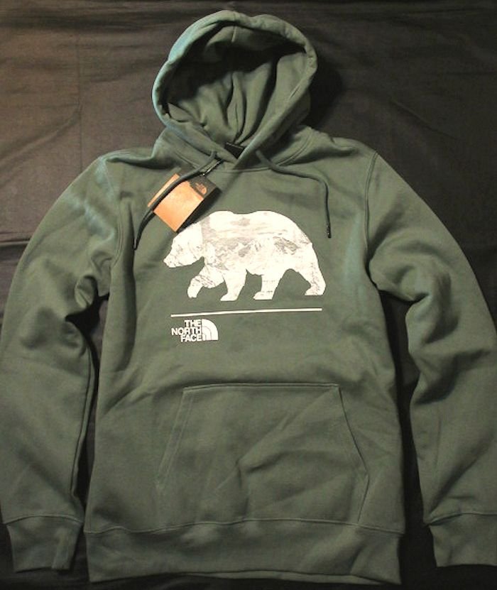 本物正規(guī)◆ノースフェイス◆スウェットパーカー ベア―/BEARSCAPE 2■M■カーキグリーン WRTGN■新品■アメリカ限定/71X/里地起毛