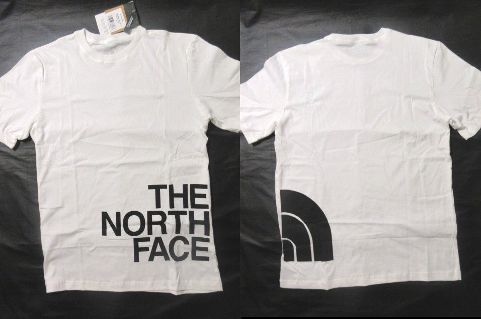 本物正規◆ノースフェイス◆Tシャツ BRAND PROUD■白■L■新品■アメリカ限定/RS1 The North Face メンズ 半袖_画像1