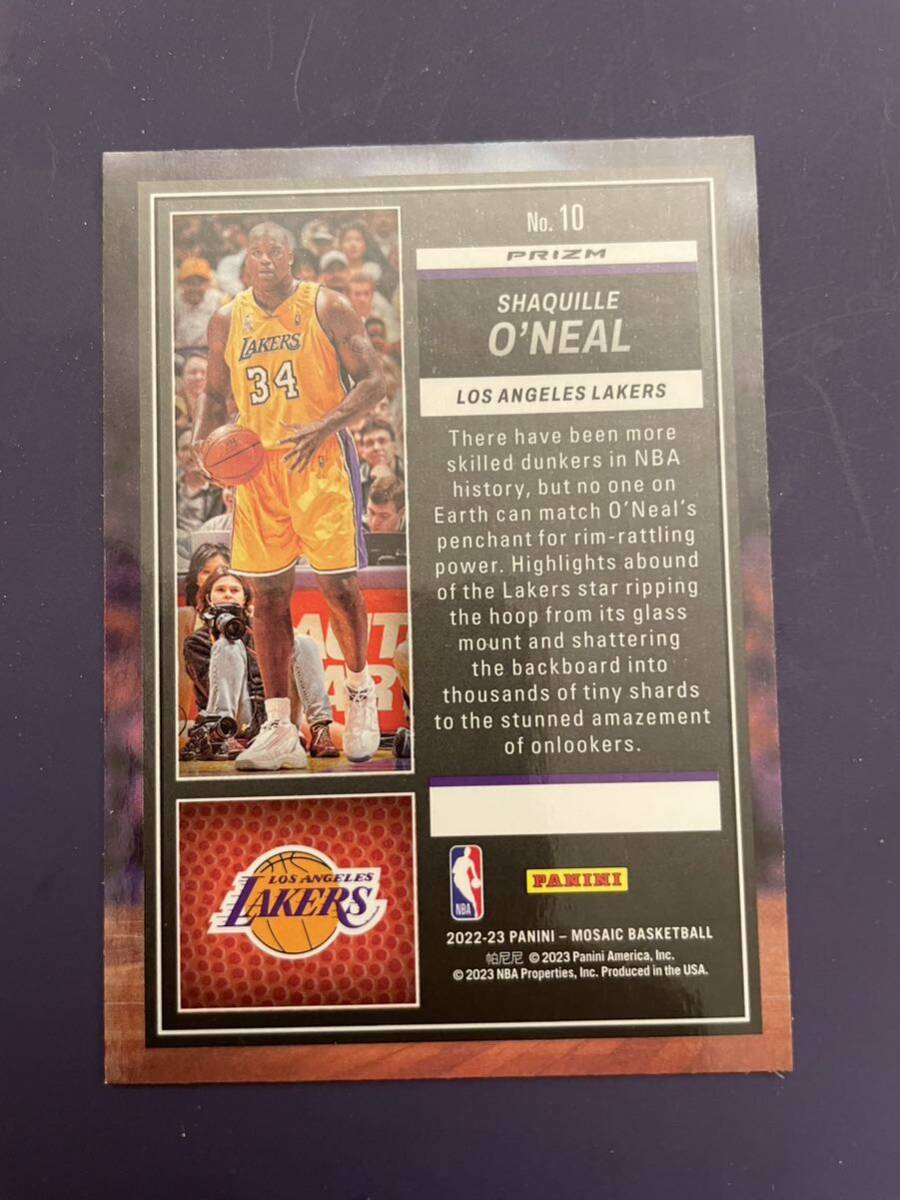 NBA 2022-23 Panini Mosaic Shaquille O'Neal JAM MASTERS_画像2