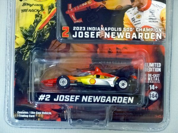 ジョセフ・ニューガーデン #2 Joseph Newgarden / Shell Oil (Team Penske '2023 Indianapolis 500 Champion) / Indy Car 1:64の画像3