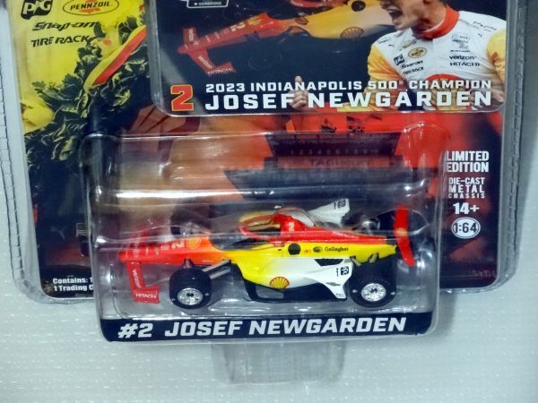ジョセフ・ニューガーデン #2 Joseph Newgarden / Shell Oil (Team Penske '2023 Indianapolis 500 Champion) / Indy Car 1:64の画像4