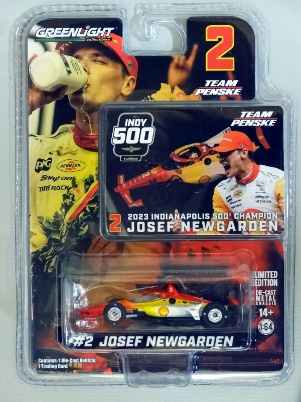 ジョセフ・ニューガーデン #2 Joseph Newgarden / Shell Oil (Team Penske '2023 Indianapolis 500 Champion) / Indy Car 1:64の画像2
