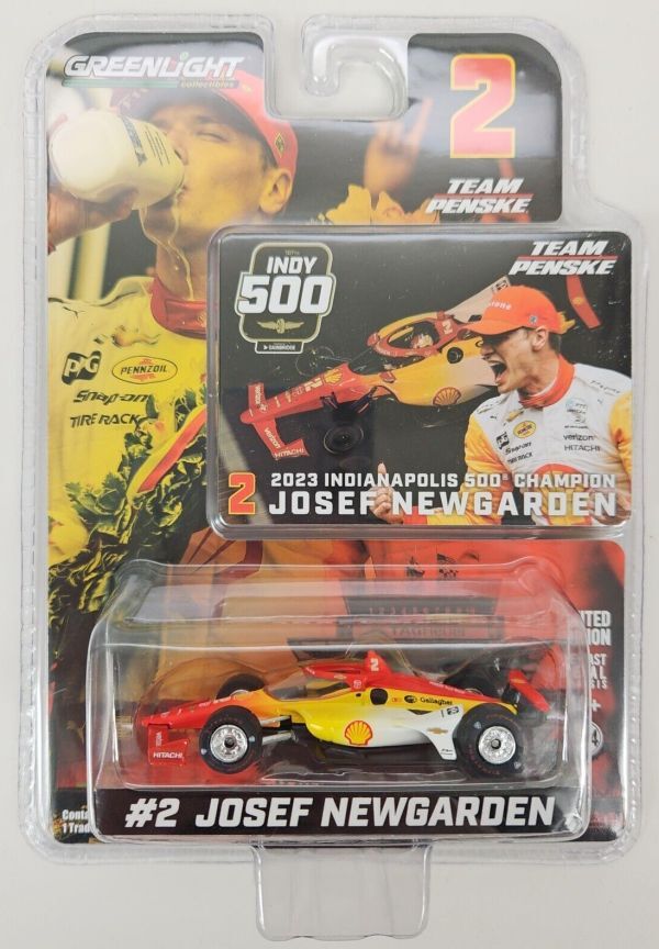 ジョセフ・ニューガーデン #2 Joseph Newgarden / Shell Oil (Team Penske '2023 Indianapolis 500 Champion) / Indy Car 1:64の画像1