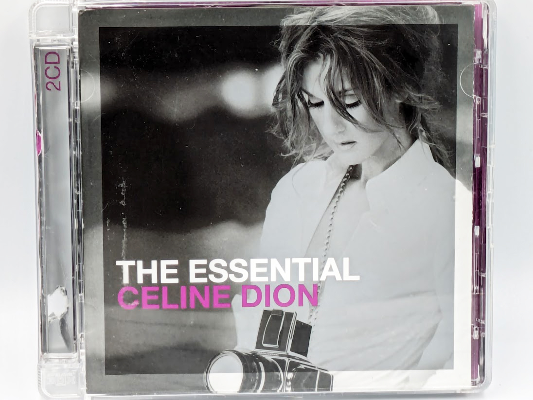 CELINE DION : THE ESSENTIAL 輸入盤 中古CD 2枚組 リーフレット入り ケースに難あり_画像1