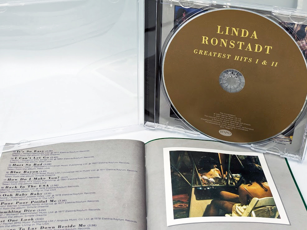 LINDA RONSTADT（リンダ・ロンシュタット） : GREATEST HITS Ⅰ＆Ⅱ US輸入版 中古CD ブックレット入り_画像6