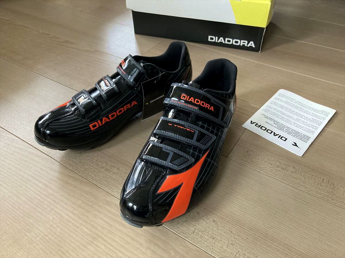 ★訳有り品 未使用 DIADORA ディアドラ X-TRIVEX MTBシューズ 43 27.5㎝ SPD対応 即決_画像2