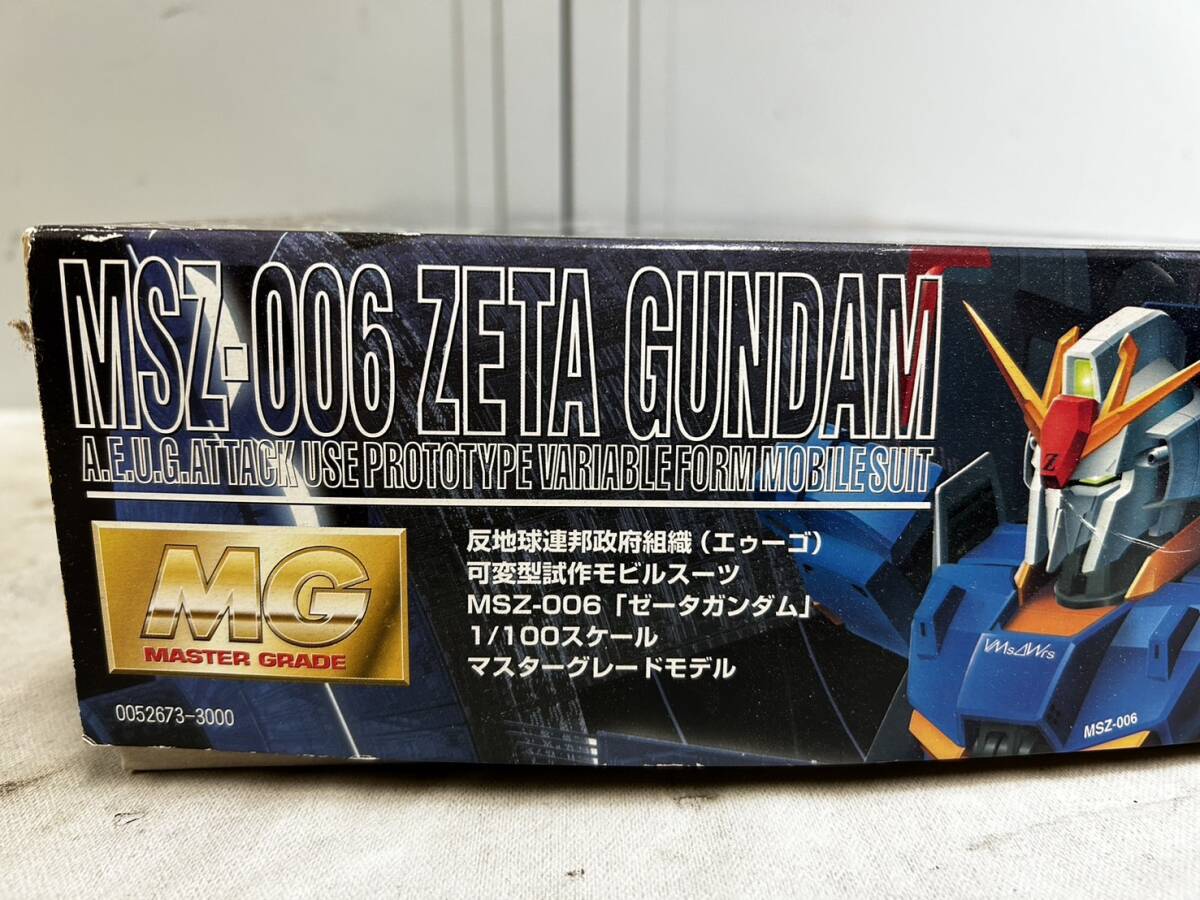 （54）未組立 BANDAI バンダイ MG 1/100 MSZ-006 ゼータガンダム GUNDAM ガンプラ プラモデル _画像2