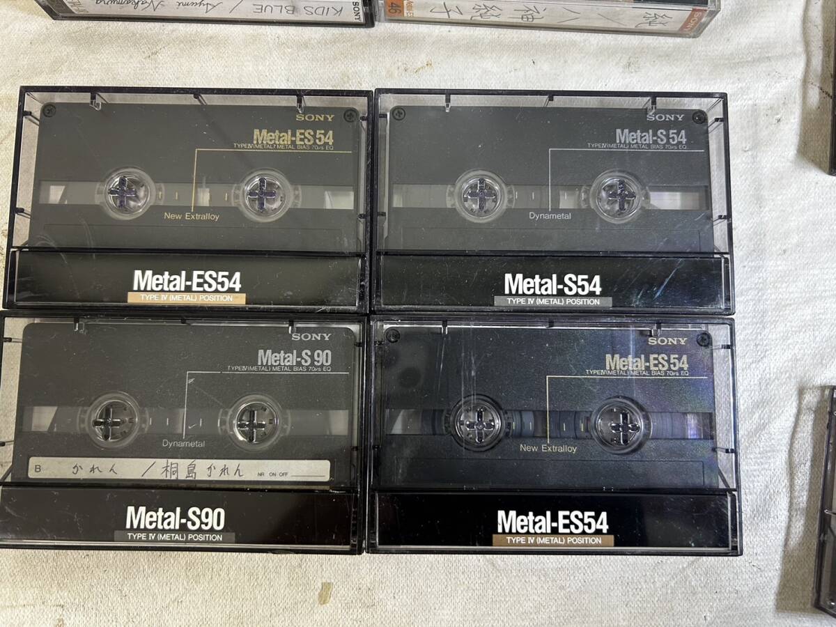 （87）中古 SONY ソニー メタルカセットテープ メタルテープ 11本 まとめ売り Metal-ES54 S90 S54 ES46 などの画像3