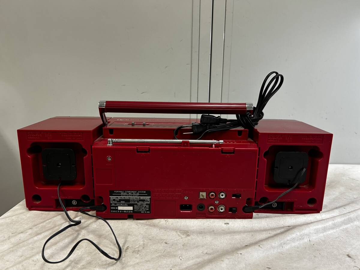 （134）Victor ビクター PC-70 ステレオカセットデッキ ラジオ ラジカセ レトロ 現状品 の画像7