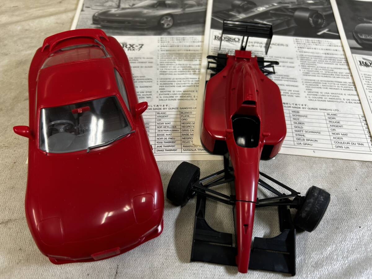 （140）当時物 ROSSO ロッソ プラモデル 車 まとめ売り フェラーリ アンフィニ など 現状品_画像9