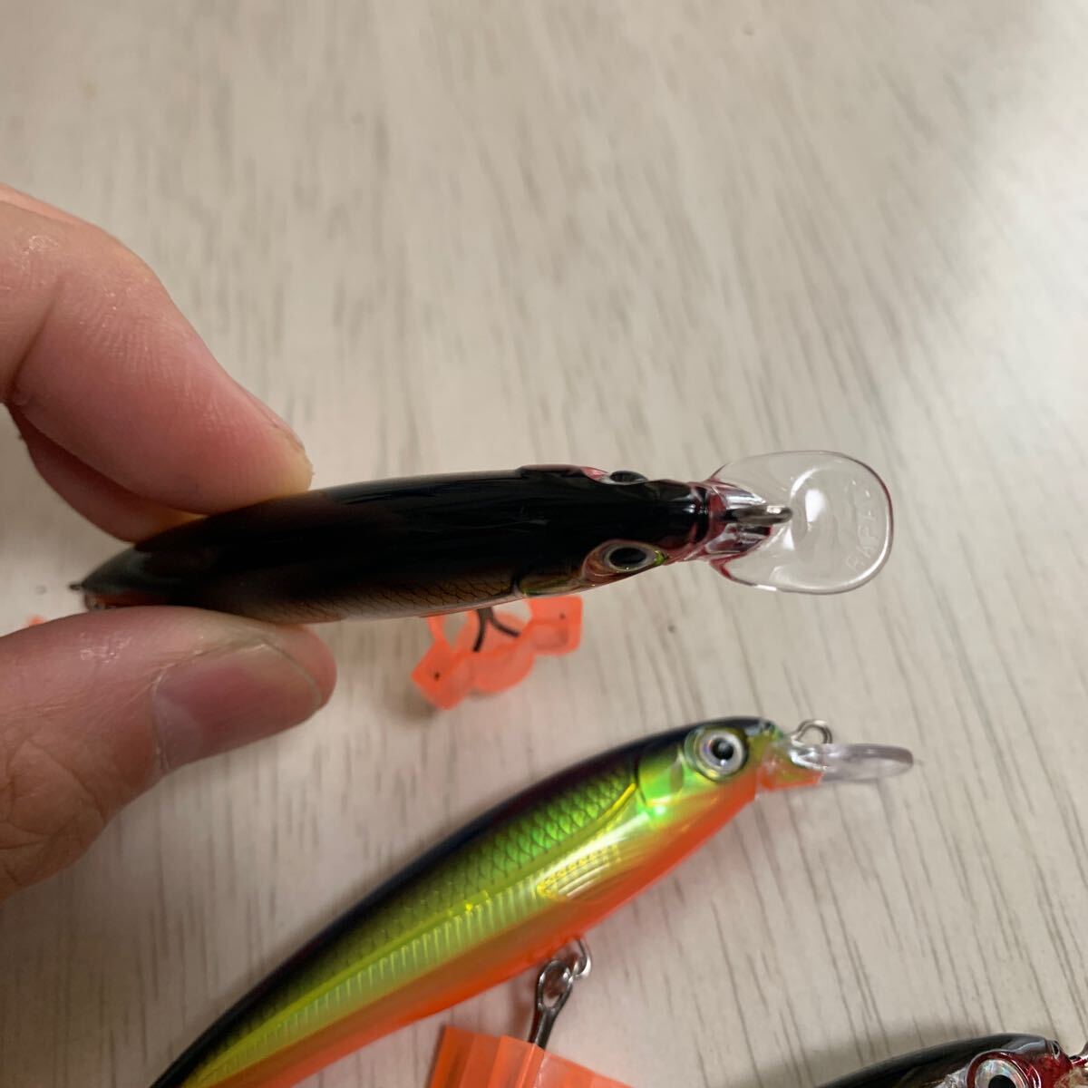 p ★ 美品RaPaLa ラパラ エックスラップ 約75mm X-RAP 3個セット Xラップ ミノーの画像3