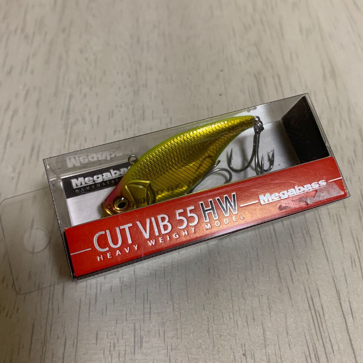 p ★新品Megabass メガバス CUT VIB カットバイブ 55 HW (シーバス チヌ 黒鯛 ヒラメ ) バイブレーション_画像1