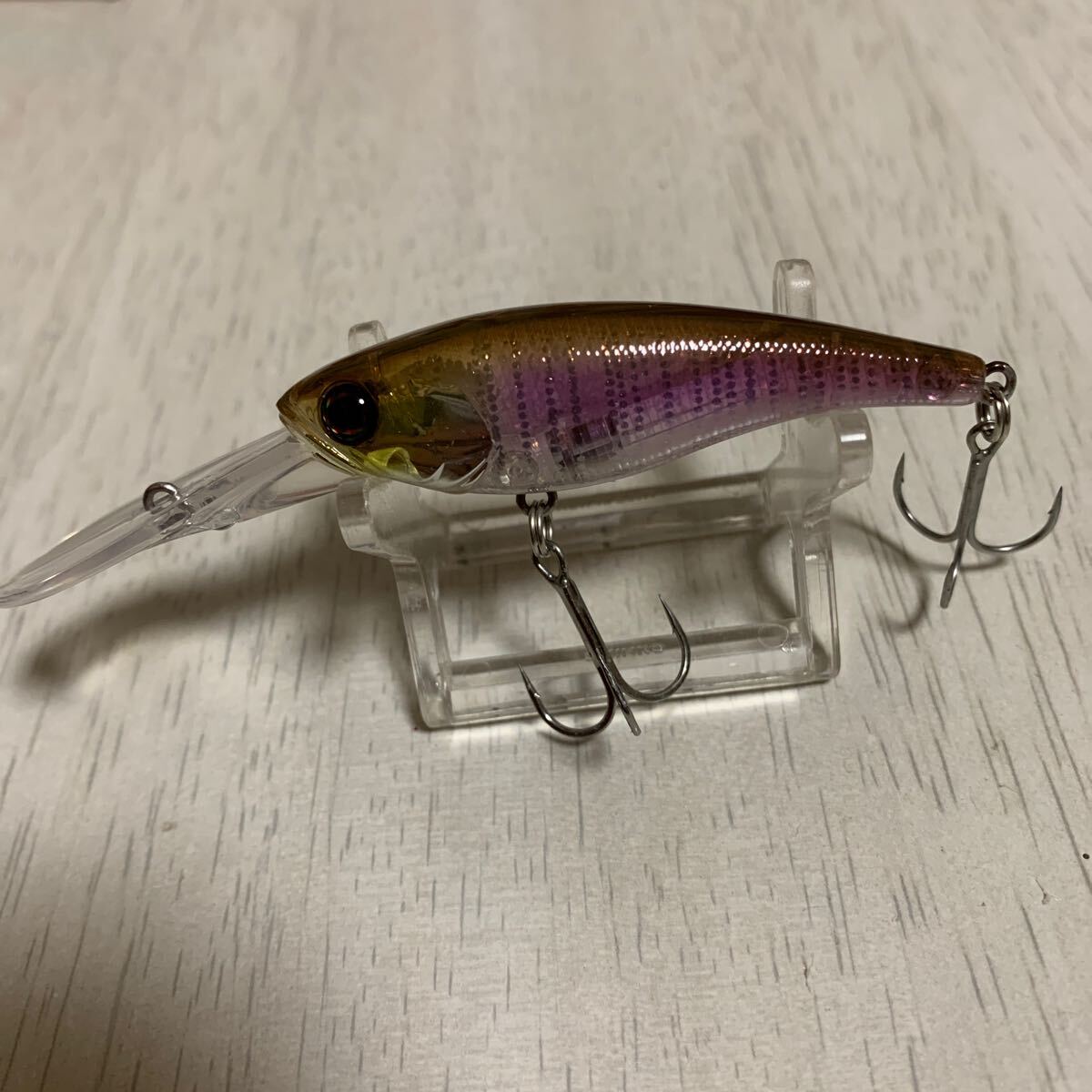 p 美品★JACKALL ジャッカル SOUL SHAD 68 ソウルシャッド68mm (時雨ワカサギ) シャッド_画像1