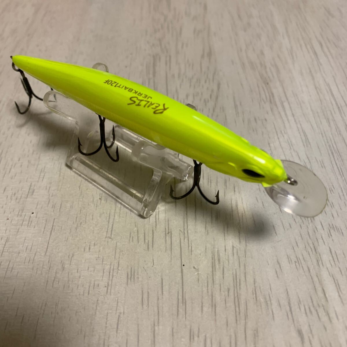 p ★ ★DUO デュオ REALIS JERKBAIT 120F レアリス ジャークベイト120F 村田基 ミノー (コルベットイエロー)_画像5