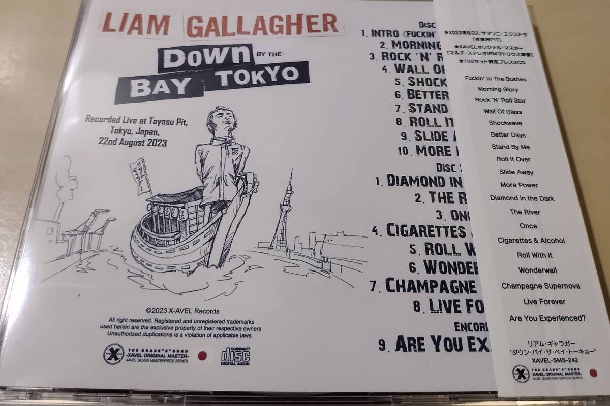 LIAM GALLAGHER / Down By The Bay Tokyo 初回限定セット / XAVELの画像2