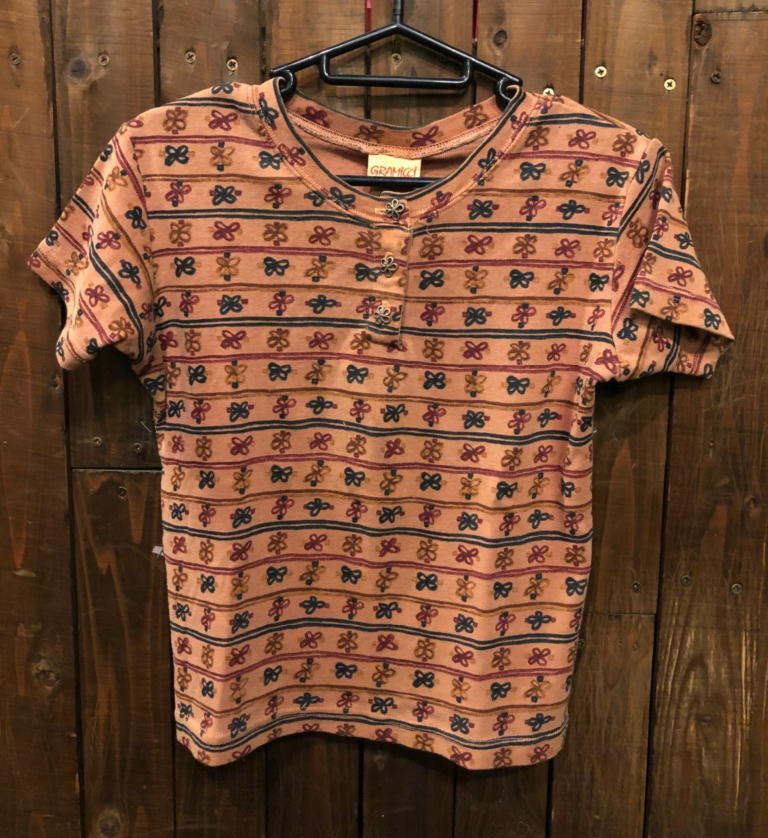 GRAMICCI FIREFLY HENLEY T-SHIRT　こども服　Tシャツ　7/8　即決　送料無料　新品未使用　ヴィンテージ(ビンテージ,Vintage)