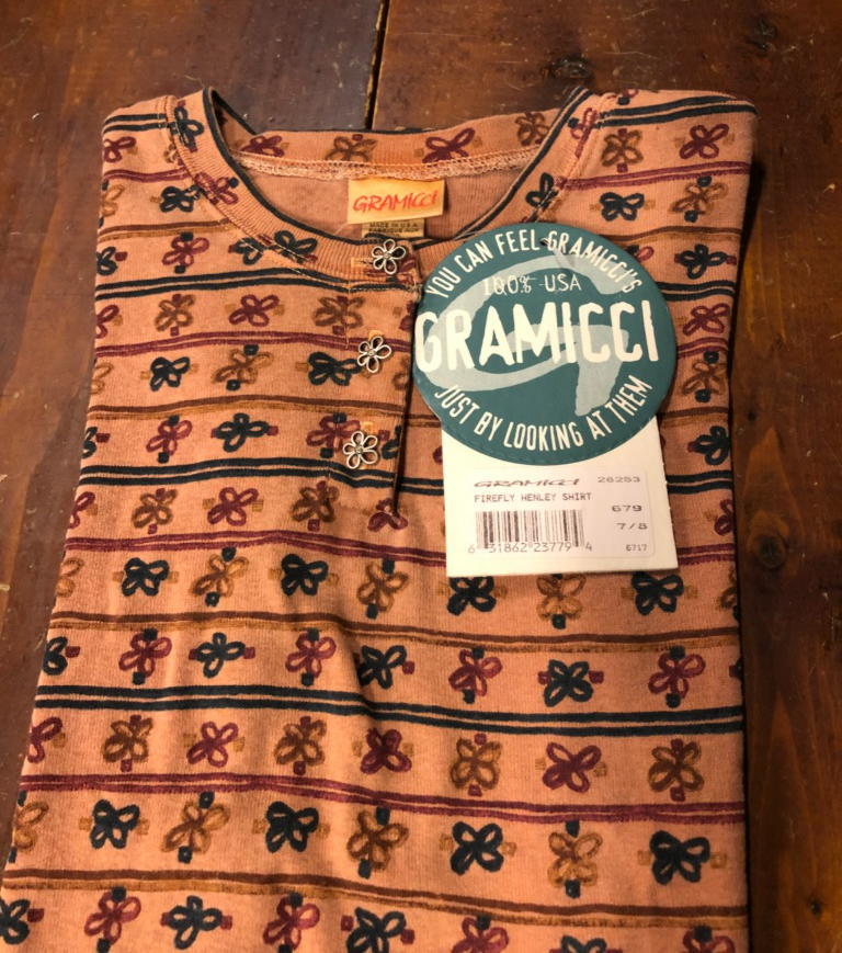 GRAMICCI FIREFLY HENLEY T-SHIRT　こども服　Tシャツ　7/8　即決　送料無料　新品未使用　ヴィンテージ(ビンテージ,Vintage)_画像3