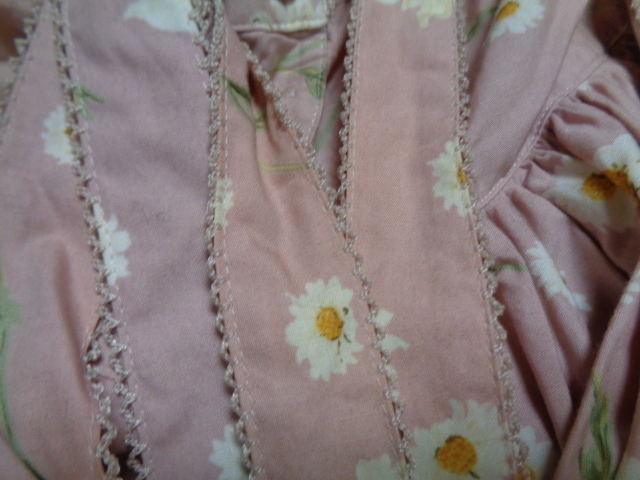  Kaneko Isao * suspenders long skirt * long skirt * bottom * pattern skirt * cotton skirt * all season * spring summer autumn winter * pink * cotton 