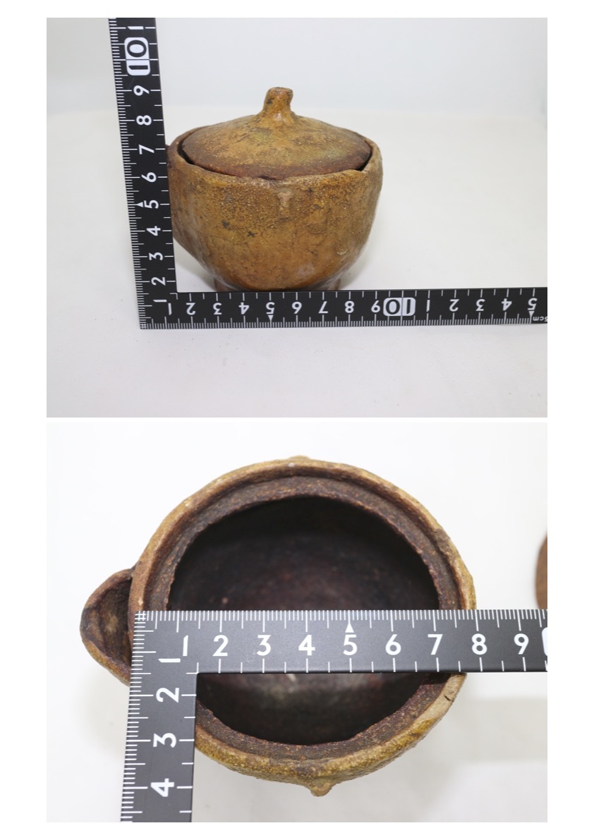 4040 備前焼? 宝瓶 手造宝瓶 急須 銘無し 煎茶道具 茶器 茶道具 焼き物 陶器 骨董_画像10