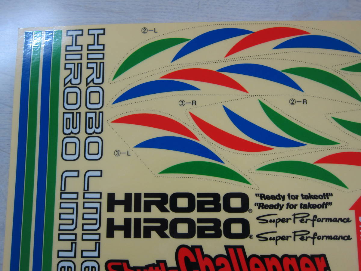ヒロボー HIROBO パーツ 【0402-816】 Challenge デカール　未使用品_画像3