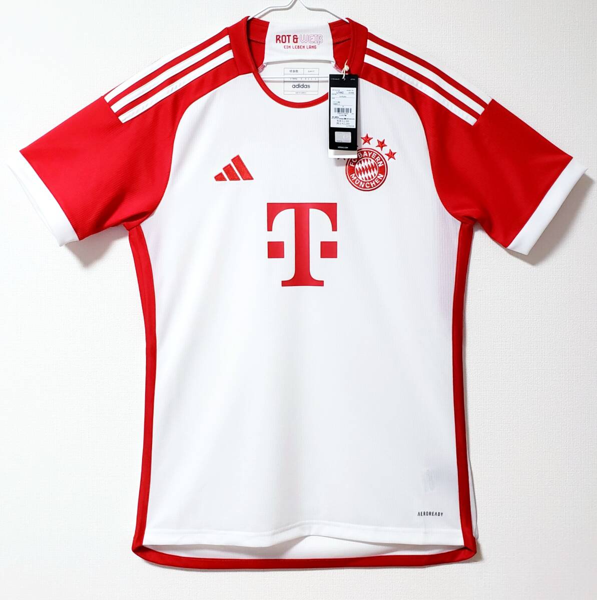 ◯最新作 2024年 美品 新品タグ付き 正規品 バイエルン ミュンヘン FC BAYERN MUNCHEN M 1ST オフィシャル 公式ユニフォーム adidas製品_◯最新作 正規品 新品 バイエルン M