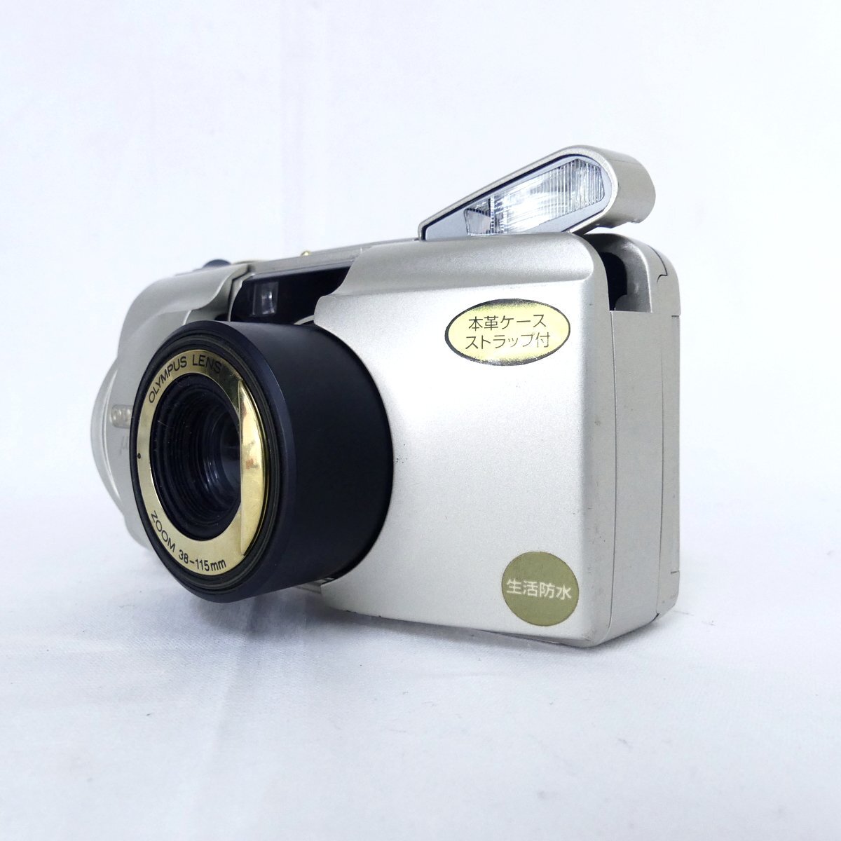 OLYMPUS オリンパス μ ZOOM 115 DELUXE フィルムカメラ コンパクトカメラ 通電OK 現状品 USED /2404Cの画像3