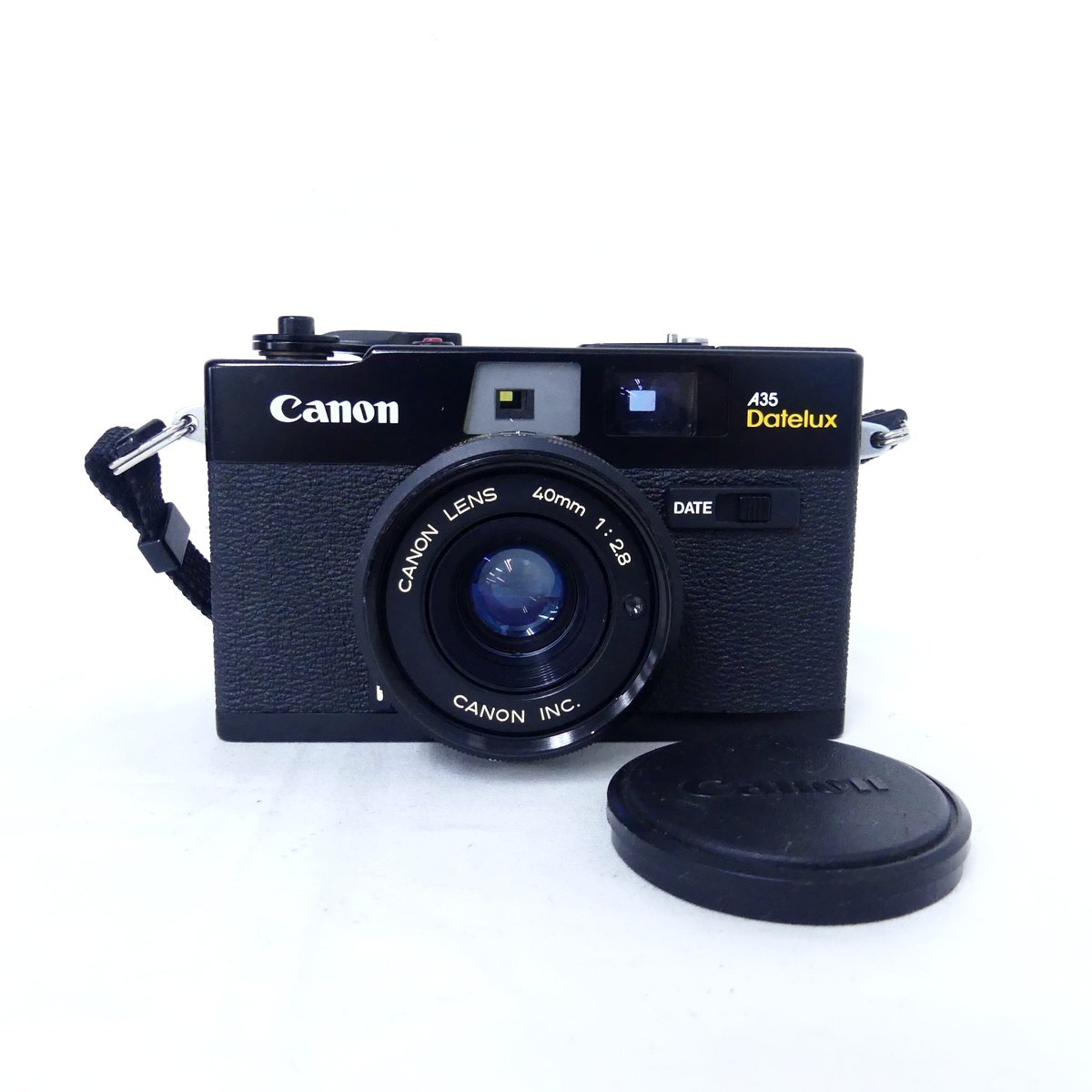 Canon キャノン A35 Datelux デートルクス 40mm F2.8 フィルムカメラ コンパクトカメラ 空シャッターOK USED /2404Cの画像1