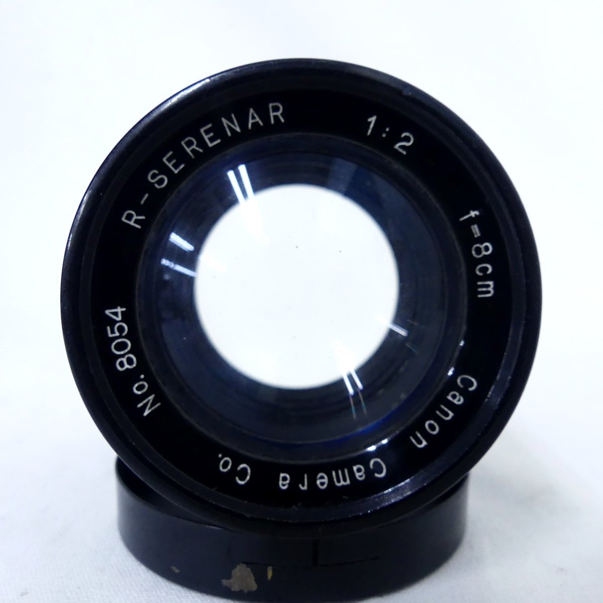 【送料無料】 Canon キャノン R-SERENAR 8cm F2 カメラレンズ レントゲンカメラレンズ オールドレンズ 現状渡し USED /2404Cの画像2
