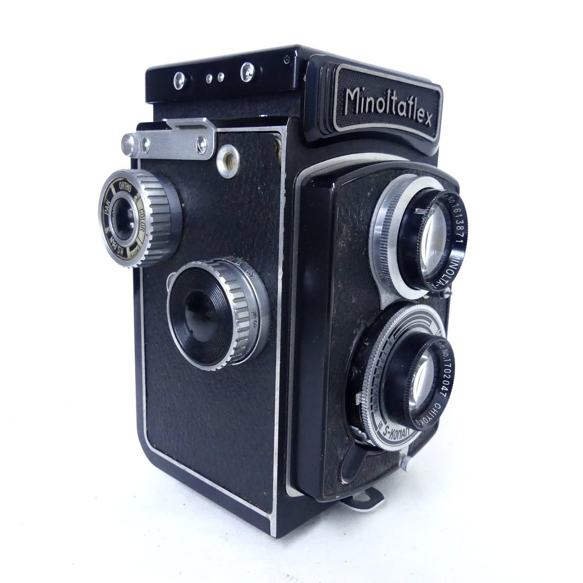 Minoltaflex ミノルタフレックス S-KONAN RAPID 75mm F3.5 F3.2 二眼レフ フィルムカメラ 現状品 USED /2404Cの画像2