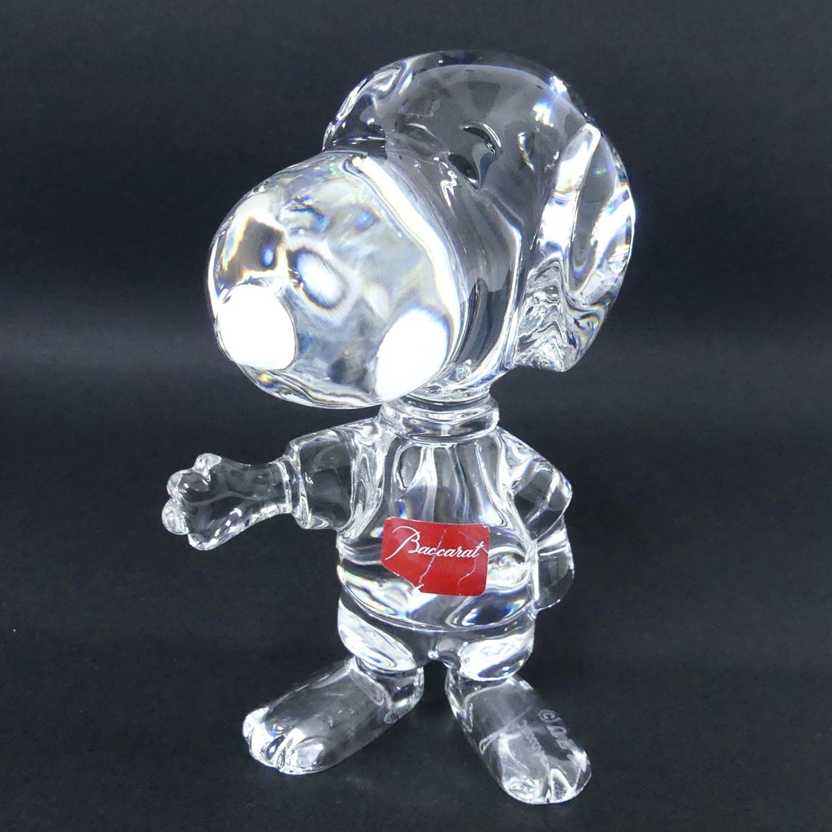  baccarat Baccarat friend Lee Snoopy crystal стекло украшение интерьер фигурка коробка есть прекрасный товар /2404C