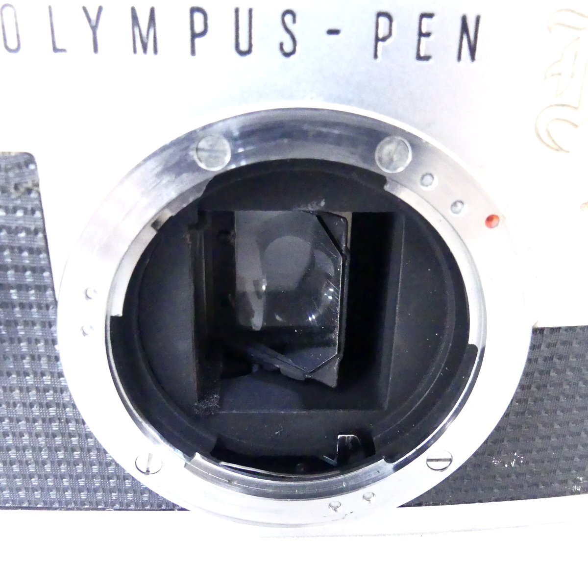 OLYMPUS-PEN オリンパスペン PEN-F 花文字 + Auto-S 38mm F1.8 フィルムカメラ 空シャッターOK USED /2404Cの画像8