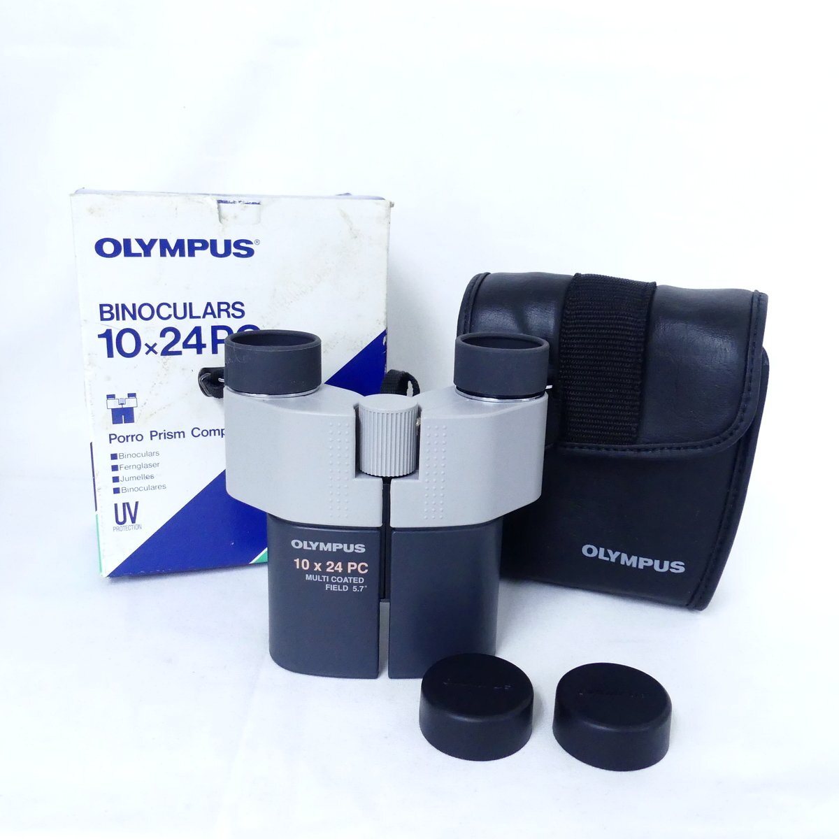 OLYMPUS Olympus 10×24 PC 5.7° light weight binoculars outdoor USED /2404C