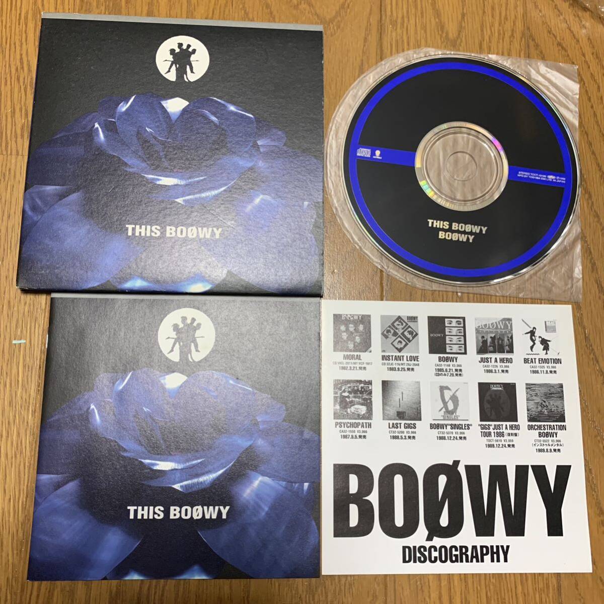 送料無料！美品！BOOWY 初回限定紙ジャケット仕様　 THIS BOOWY 氷室京介　布袋寅泰_画像1