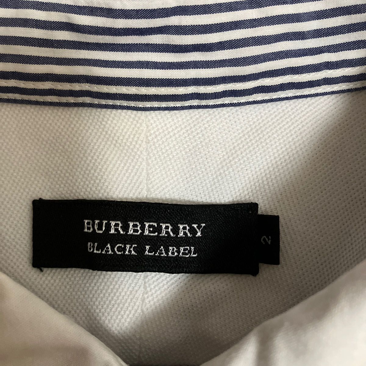 バーバリーブラックレーベル　 BURBERRY BLACK LABEL 七部袖シャツ2