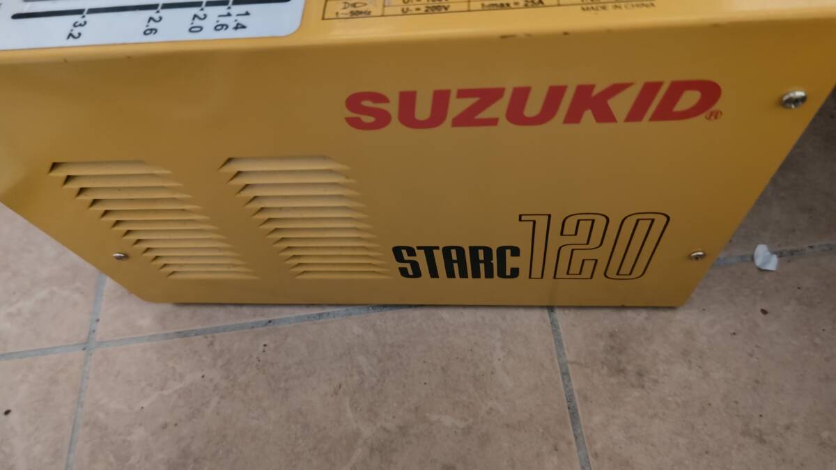 1円スタート スター電器製造(SUZUKID)100V/200V兼用 交流アーク溶接機 スターク120 50Hz SSC-121の画像3
