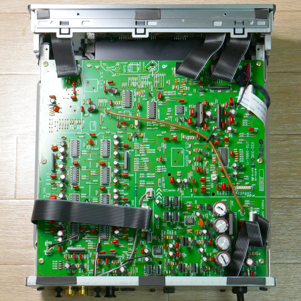 KENWOOD ケンウッド Ks DPF-7002 CDプレーヤー DAC機能付（44.1・48kHz/16bit, 3系統入力, PCM1702 x8, マルチビットDAC）現状品の画像4
