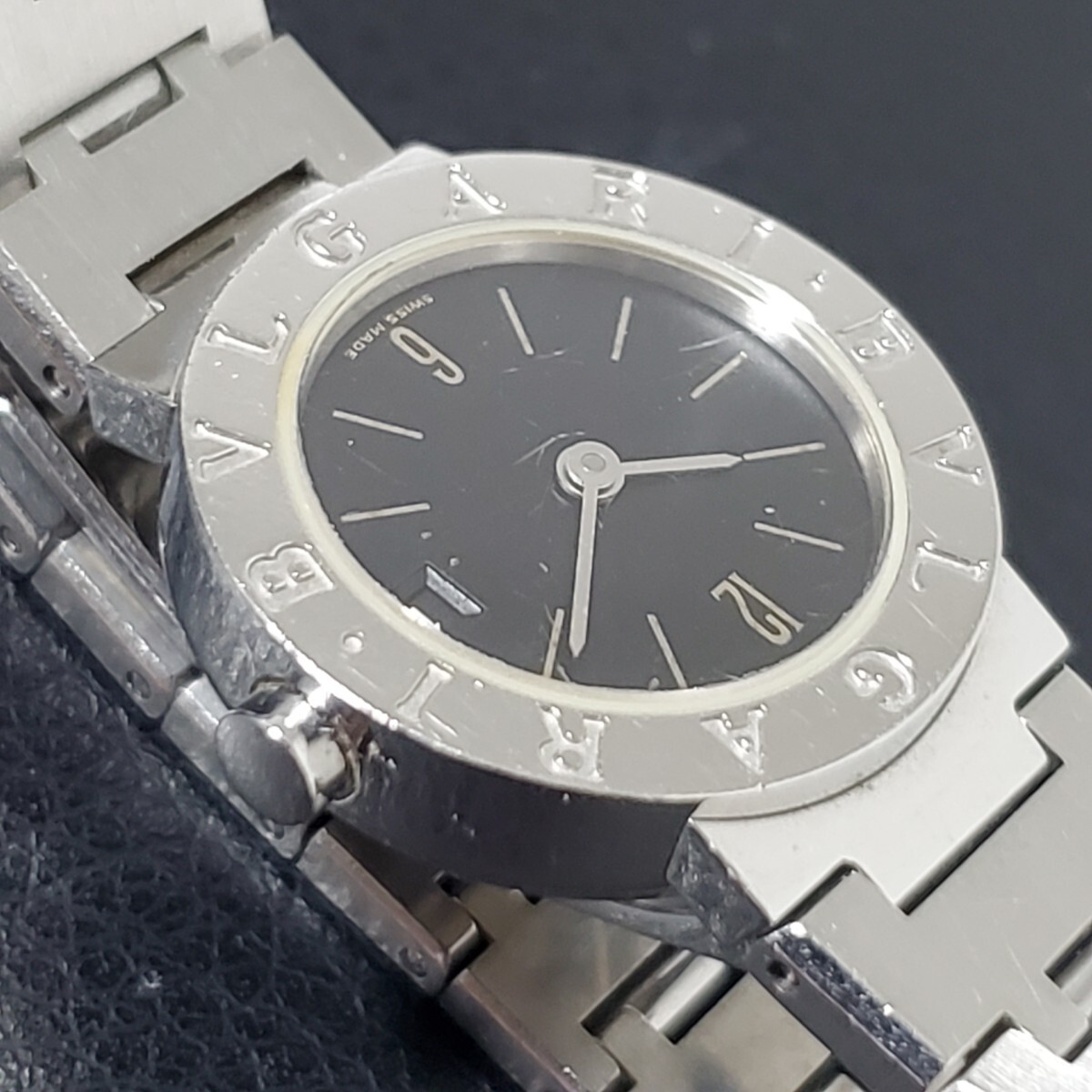 1円〜BVLGARI ブルガリブルガリ クォーツ レディース腕時計 デイト 箱付き 036の画像7