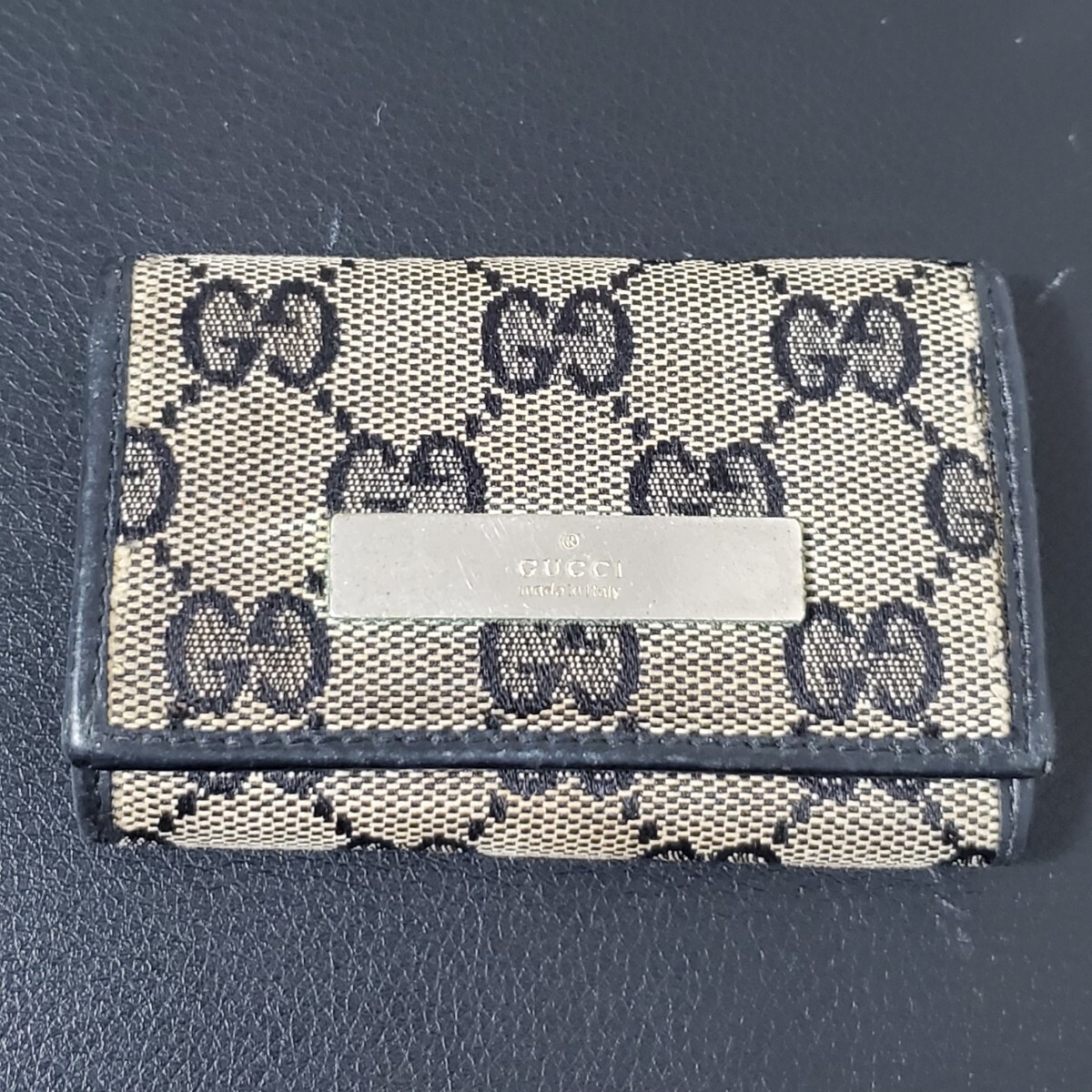 1円〜GUCCI グッチ 6連キーケース GGスプリーム 062_画像1