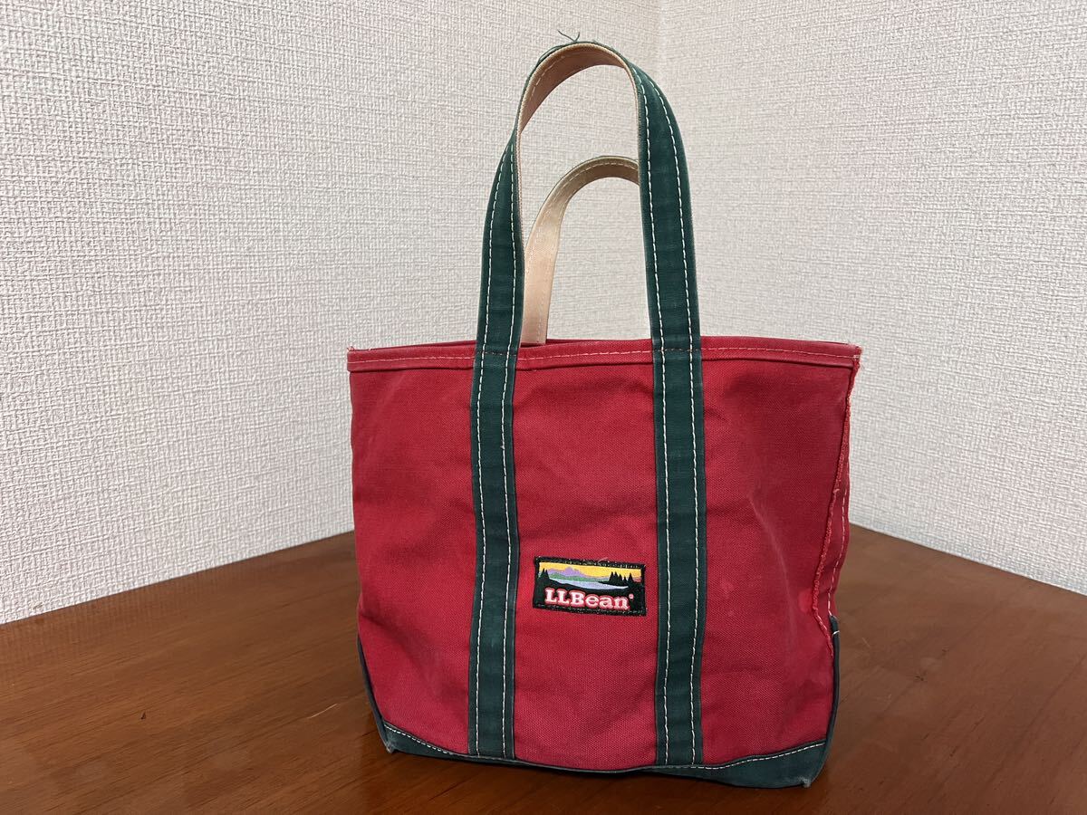 LL Bean tote bag ビーン トート ビンテージ　レア カラー Mサイズ エルエルビーン _画像1