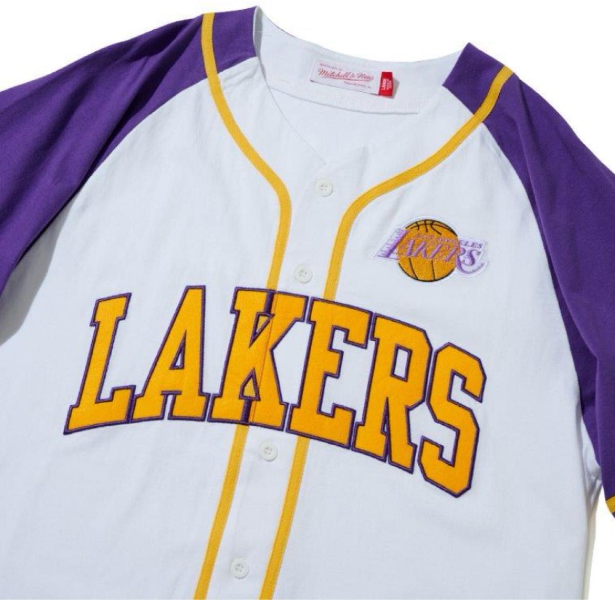 完売品 美品 NBA ベースボールシャツ ミッチェルアンドネス レイカーズ LAKERS コービー ジョーダン ナイキ NIKE